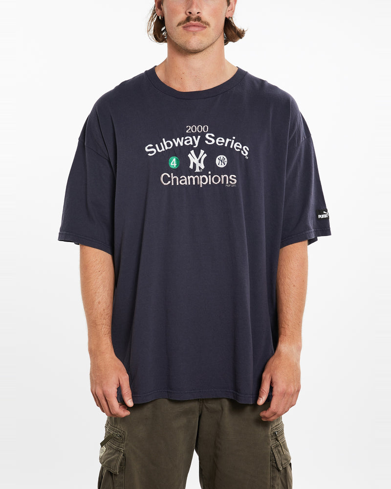 Vintage MLB New York Yankees Tee <br>XXL , The Real Deal , newtown, sydney, australia, thrift store, opshop, preloved, secondhand, sustainable, retro, antique, 70s, 80s, 90s, 2000s, 00s, fashion, clothing, streetwear, trendy, garment, style, boutique, store, shop, archive, sale, cheap, best, top