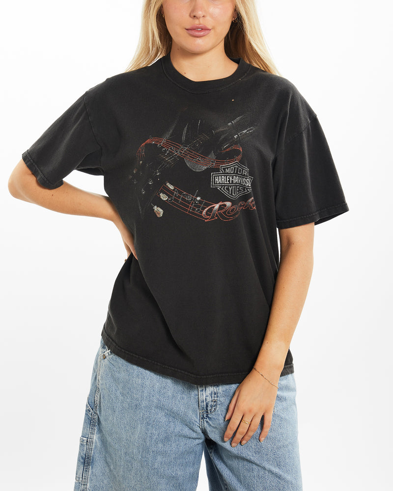 Vintage Harley Davidson Tee <br>M , The Real Deal , newtown, sydney, australia, thrift store, opshop, preloved, secondhand, sustainable, retro, antique, 70s, 80s, 90s, 2000s, 00s, fashion, clothing, streetwear, trendy, garment, style, boutique, store, shop, archive, sale, cheap, best, top