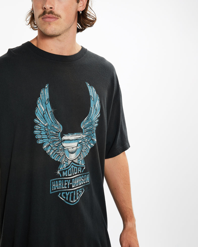 Vintage 1996 Harley Davidson Tee <br>XXL , The Real Deal , newtown, sydney, australia, thrift store, opshop, preloved, secondhand, sustainable, retro, antique, 70s, 80s, 90s, 2000s, 00s, fashion, clothing, streetwear, trendy, garment, style, boutique, store, shop, archive, sale, cheap, best, top
