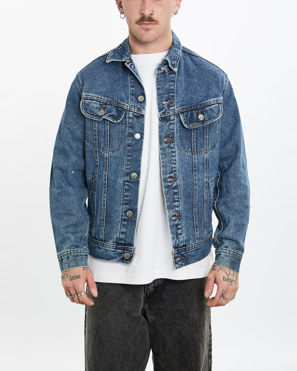 Vintage 90s Lee Denim Jacket <br>M , The Real Deal , newtown, sydney, australia, thrift store, opshop, preloved, secondhand, sustainable, retro, antique, 70s, 80s, 90s, 2000s, 00s, fashion, clothing, streetwear, trendy, garment, style, boutique, store, shop, archive, sale, cheap, best, top