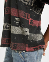 Vintage 90s NBA Chicago Bulls All Over Print Tee <br>XS , The Real Deal , newtown, sydney, australia, thrift store, opshop, preloved, secondhand, sustainable, retro, antique, 70s, 80s, 90s, 2000s, 00s, fashion, clothing, streetwear, trendy, garment, style, boutique, store, shop, archive, sale, cheap, best, top