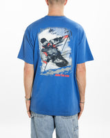 Vintage 90s Marlboro 'Make The Run' Tee <br>XL , The Real Deal , newtown, sydney, australia, thrift store, opshop, preloved, secondhand, sustainable, retro, antique, 70s, 80s, 90s, 2000s, 00s, fashion, clothing, streetwear, trendy, garment, style, boutique, store, shop, archive, sale, cheap, best, top