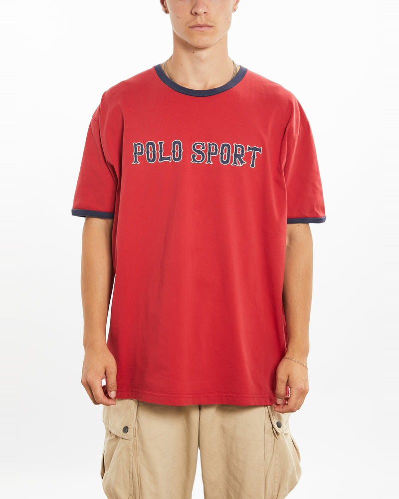 Vintage 90s Polo Sport Ralph Lauren Tee <br>L , The Real Deal , newtown, sydney, australia, thrift store, opshop, preloved, secondhand, sustainable, retro, antique, 70s, 80s, 90s, 2000s, 00s, fashion, clothing, streetwear, trendy, garment, style, boutique, store, shop, archive, sale, cheap, best, top