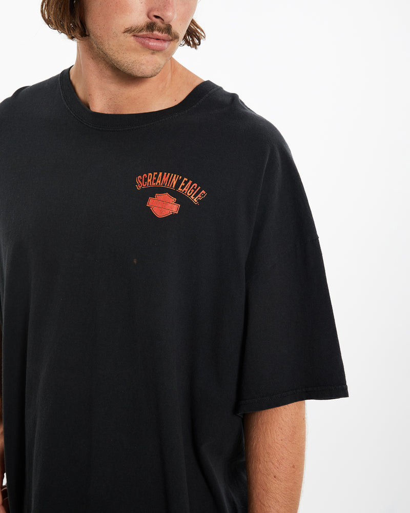 Harley Davidson Eagle Tee <br>XXL , The Real Deal , newtown, sydney, australia, thrift store, opshop, preloved, secondhand, sustainable, retro, antique, 70s, 80s, 90s, 2000s, 00s, fashion, clothing, streetwear, trendy, garment, style, boutique, store, shop, archive, sale, cheap, best, top