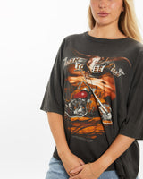 Vintage 90s Born To Ride Motorcycle Tee <br>L , The Real Deal , newtown, sydney, australia, thrift store, opshop, preloved, secondhand, sustainable, retro, antique, 70s, 80s, 90s, 2000s, 00s, fashion, clothing, streetwear, trendy, garment, style, boutique, store, shop, archive, sale, cheap, best, top