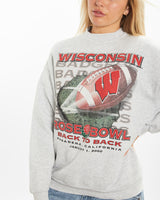 Vintage NCAA Wisconsin Badgers Sweatshirt <br>M , The Real Deal , newtown, sydney, australia, thrift store, opshop, preloved, secondhand, sustainable, retro, antique, 70s, 80s, 90s, 2000s, 00s, fashion, clothing, streetwear, trendy, garment, style, boutique, store, shop, archive, sale, cheap, best, top