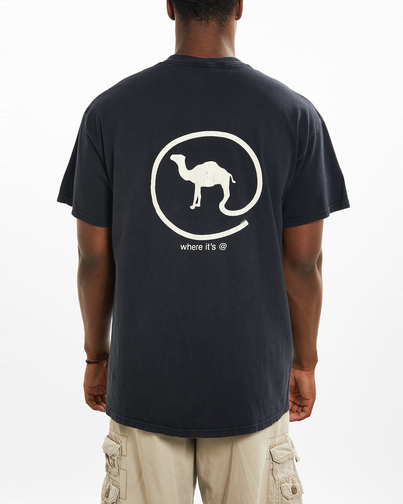 Vintage 90s Camel Cigarettes Tee <br>XL , The Real Deal , newtown, sydney, australia, thrift store, opshop, preloved, secondhand, sustainable, retro, antique, 70s, 80s, 90s, 2000s, 00s, fashion, clothing, streetwear, trendy, garment, style, boutique, store, shop, archive, sale, cheap, best, top