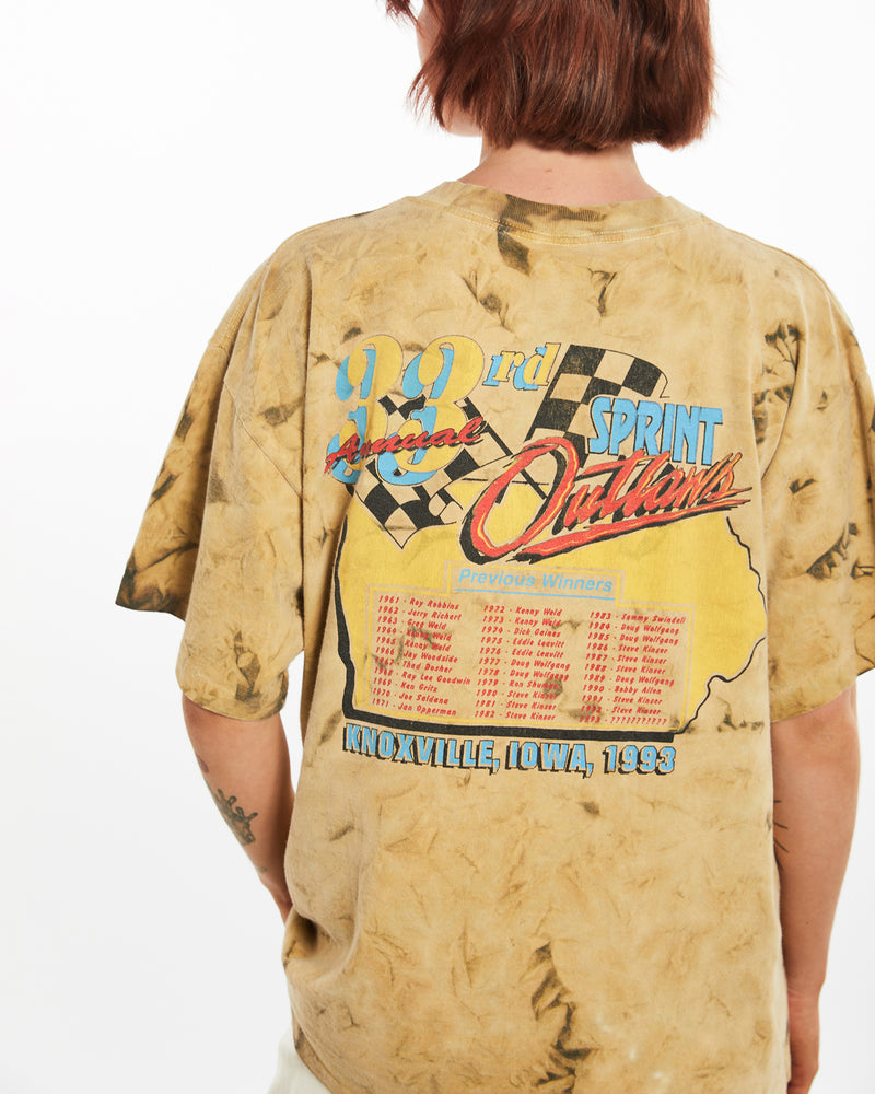 Vintage Outlaws Racing Tee <br>L , The Real Deal , newtown, sydney, australia, thrift store, opshop, preloved, secondhand, sustainable, retro, antique, 70s, 80s, 90s, 2000s, 00s, fashion, clothing, streetwear, trendy, garment, style, boutique, store, shop, archive, sale, cheap, best, top