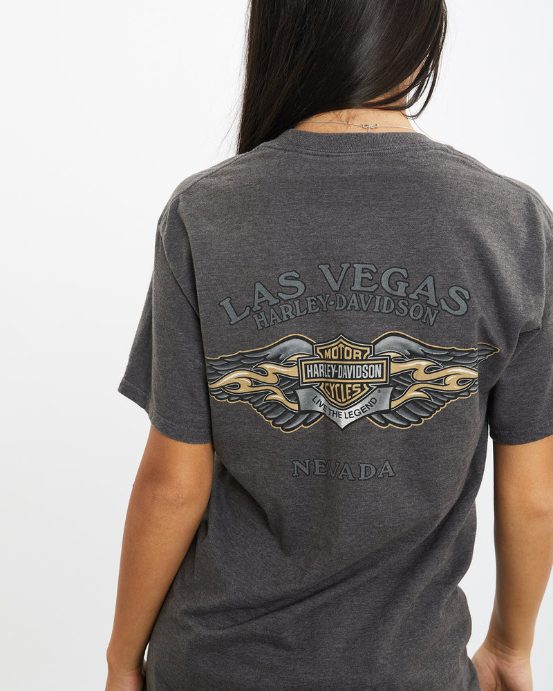 Vintage Harley Davidson Tee <br>S , The Real Deal , newtown, sydney, australia, thrift store, opshop, preloved, secondhand, sustainable, retro, antique, 70s, 80s, 90s, 2000s, 00s, fashion, clothing, streetwear, trendy, garment, style, boutique, store, shop, archive, sale, cheap, best, top