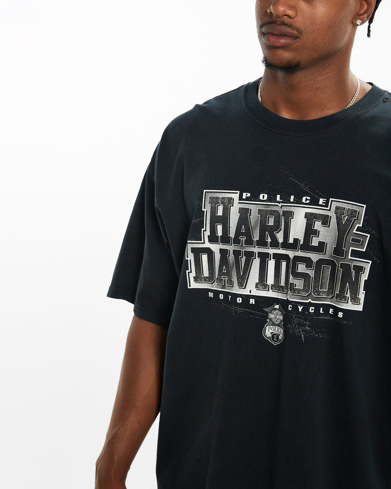 Vintage Harley Davidson Tee <br>XL , The Real Deal , newtown, sydney, australia, thrift store, opshop, preloved, secondhand, sustainable, retro, antique, 70s, 80s, 90s, 2000s, 00s, fashion, clothing, streetwear, trendy, garment, style, boutique, store, shop, archive, sale, cheap, best, top