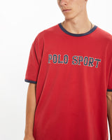 Vintage 90s Polo Sport Ralph Lauren Tee <br>L , The Real Deal , newtown, sydney, australia, thrift store, opshop, preloved, secondhand, sustainable, retro, antique, 70s, 80s, 90s, 2000s, 00s, fashion, clothing, streetwear, trendy, garment, style, boutique, store, shop, archive, sale, cheap, best, top