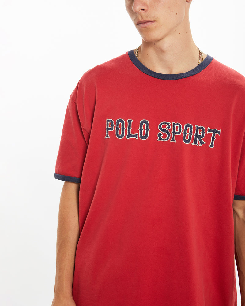 Vintage 90s Polo Sport Ralph Lauren Tee <br>L , The Real Deal , newtown, sydney, australia, thrift store, opshop, preloved, secondhand, sustainable, retro, antique, 70s, 80s, 90s, 2000s, 00s, fashion, clothing, streetwear, trendy, garment, style, boutique, store, shop, archive, sale, cheap, best, top