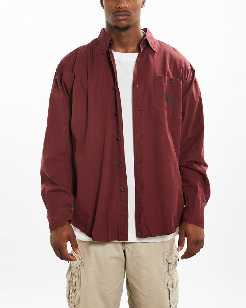 Vintage Harley Davidson Button Up Shirt <br>XL , The Real Deal , newtown, sydney, australia, thrift store, opshop, preloved, secondhand, sustainable, retro, antique, 70s, 80s, 90s, 2000s, 00s, fashion, clothing, streetwear, trendy, garment, style, boutique, store, shop, archive, sale, cheap, best, top