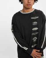 Vintage 90s Tommy Hilfiger Racing Long Sleeve Tee <br>L , The Real Deal , newtown, sydney, australia, thrift store, opshop, preloved, secondhand, sustainable, retro, antique, 70s, 80s, 90s, 2000s, 00s, fashion, clothing, streetwear, trendy, garment, style, boutique, store, shop, archive, sale, cheap, best, top