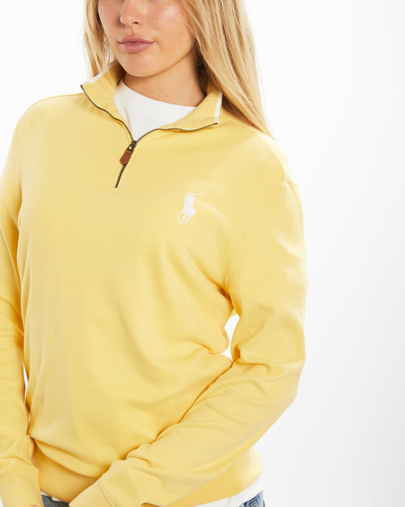 Vintage Polo Ralph Lauren Quarter Zip Sweater <br>M , The Real Deal , newtown, sydney, australia, thrift store, opshop, preloved, secondhand, sustainable, retro, antique, 70s, 80s, 90s, 2000s, 00s, fashion, clothing, streetwear, trendy, garment, style, boutique, store, shop, archive, sale, cheap, best, top