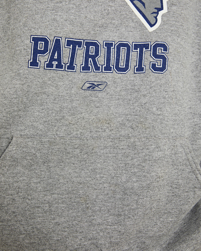 Vintage NFL New England Patriots Hooded Sweatshirt <br>L , The Real Deal , newtown, sydney, australia, thrift store, opshop, preloved, secondhand, sustainable, retro, antique, 70s, 80s, 90s, 2000s, 00s, fashion, clothing, streetwear, trendy, garment, style, boutique, store, shop, archive, sale, cheap, best, top