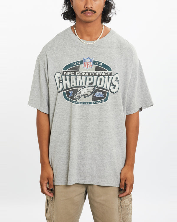 Vintage NFL Philadelphia Eagles Tee <br>XL , The Real Deal , newtown, sydney, australia, thrift store, opshop, preloved, secondhand, sustainable, retro, antique, 70s, 80s, 90s, 2000s, 00s, fashion, clothing, streetwear, trendy, garment, style, boutique, store, shop, archive, sale, cheap, best, top