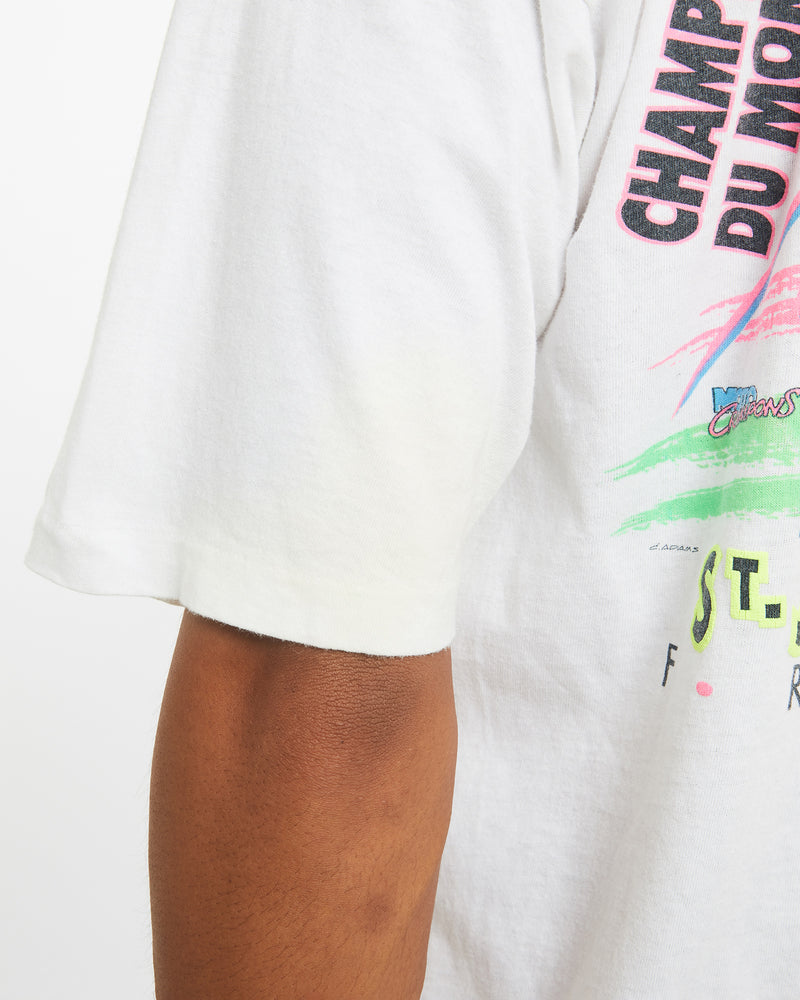 Vintage 1989 France World Champion Motocross Tee <br>M , The Real Deal , newtown, sydney, australia, thrift store, opshop, preloved, secondhand, sustainable, retro, antique, 70s, 80s, 90s, 2000s, 00s, fashion, clothing, streetwear, trendy, garment, style, boutique, store, shop, archive, sale, cheap, best, top