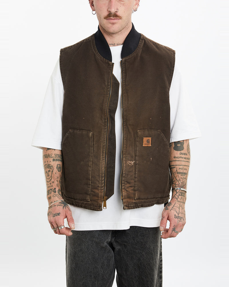 Vintage Carhartt Workwear Vest <br>L , The Real Deal , newtown, sydney, australia, thrift store, opshop, preloved, secondhand, sustainable, retro, antique, 70s, 80s, 90s, 2000s, 00s, fashion, clothing, streetwear, trendy, garment, style, boutique, store, shop, archive, sale, cheap, best, top