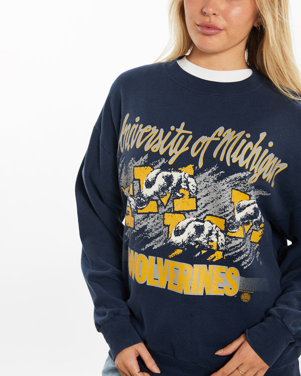 90s NCAA University of Michigan Wolverines Sweatshirt <br>M