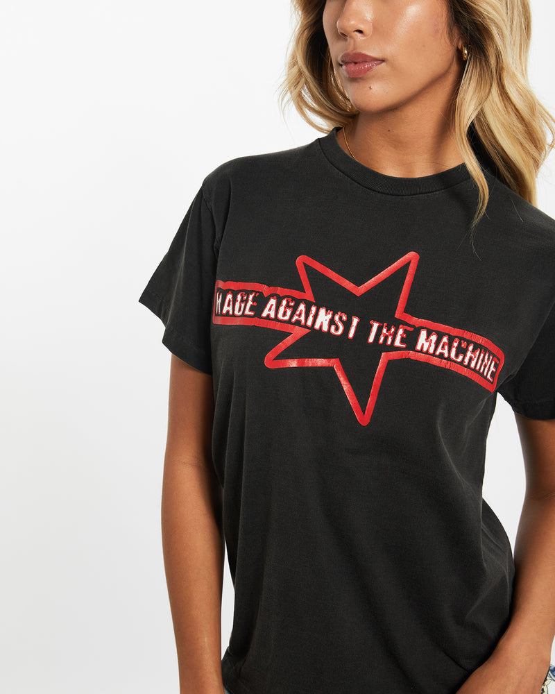 Vintage 1999 Rage Against The Machine 'The Battle of Los Angeles' Tour Tee <br>XS , The Real Deal , newtown, sydney, australia, thrift store, opshop, preloved, secondhand, sustainable, retro, antique, 70s, 80s, 90s, 2000s, 00s, fashion, clothing, streetwear, trendy, garment, style, boutique, store, shop, archive, sale, cheap, best, top