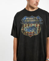 Vintage Harley Davidson Tee <br>XL , The Real Deal , newtown, sydney, australia, thrift store, opshop, preloved, secondhand, sustainable, retro, antique, 70s, 80s, 90s, 2000s, 00s, fashion, clothing, streetwear, trendy, garment, style, boutique, store, shop, archive, sale, cheap, best, top