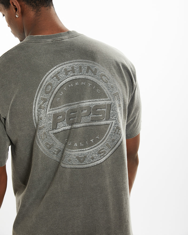Vintage 90s Pepsi Tee <br>XL , The Real Deal , newtown, sydney, australia, thrift store, opshop, preloved, secondhand, sustainable, retro, antique, 70s, 80s, 90s, 2000s, 00s, fashion, clothing, streetwear, trendy, garment, style, boutique, store, shop, archive, sale, cheap, best, top