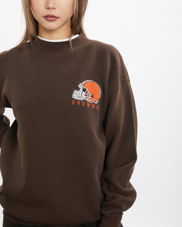 Vintage 90s NFL Cleveland Browns Sweatshirt <br>S , The Real Deal , newtown, sydney, australia, thrift store, opshop, preloved, secondhand, sustainable, retro, antique, 70s, 80s, 90s, 2000s, 00s, fashion, clothing, streetwear, trendy, garment, style, boutique, store, shop, archive, sale, cheap, best, top