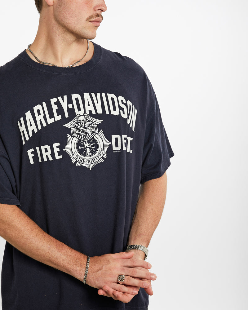 Vintage Harley Davidson Tee <br>XL , The Real Deal , newtown, sydney, australia, thrift store, opshop, preloved, secondhand, sustainable, retro, antique, 70s, 80s, 90s, 2000s, 00s, fashion, clothing, streetwear, trendy, garment, style, boutique, store, shop, archive, sale, cheap, best, top