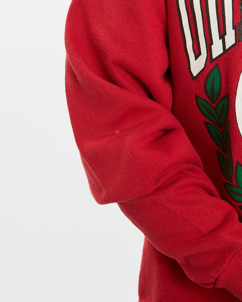Vintage 90s NCAA Ohio State Buckeyes Sweatshirt <br>S , The Real Deal , newtown, sydney, australia, thrift store, opshop, preloved, secondhand, sustainable, retro, antique, 70s, 80s, 90s, 2000s, 00s, fashion, clothing, streetwear, trendy, garment, style, boutique, store, shop, archive, sale, cheap, best, top