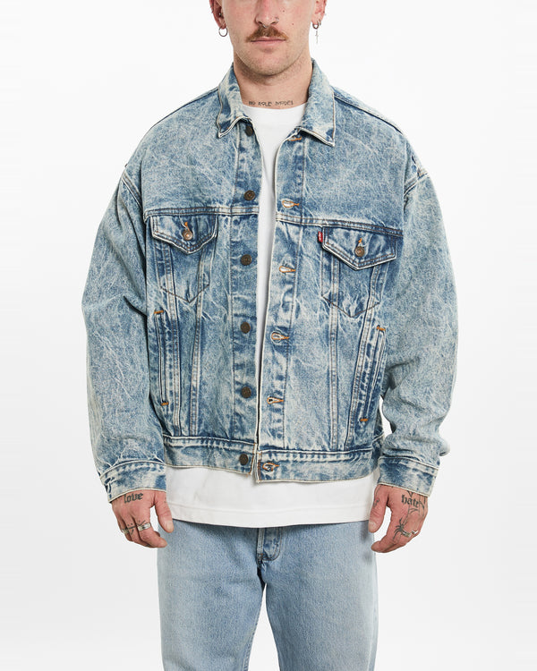 Vintage Levis Denim Jacket <br>L , The Real Deal , newtown, sydney, australia, thrift store, opshop, preloved, secondhand, sustainable, retro, antique, 70s, 80s, 90s, 2000s, 00s, fashion, clothing, streetwear, trendy, garment, style, boutique, store, shop, archive, sale, cheap, best, top