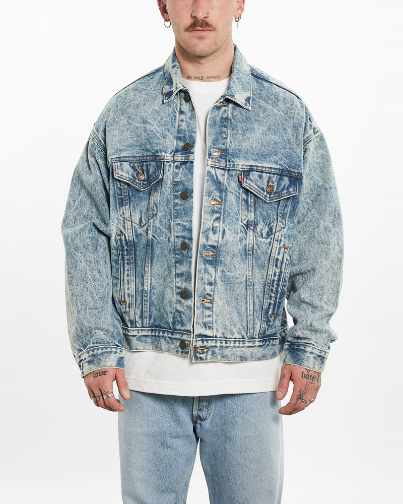 Vintage Levis Denim Jacket <br>L , The Real Deal , newtown, sydney, australia, thrift store, opshop, preloved, secondhand, sustainable, retro, antique, 70s, 80s, 90s, 2000s, 00s, fashion, clothing, streetwear, trendy, garment, style, boutique, store, shop, archive, sale, cheap, best, top