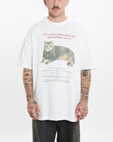 Vintage 1992 Cat Tee <br>XL , The Real Deal , newtown, sydney, australia, thrift store, opshop, preloved, secondhand, sustainable, retro, antique, 70s, 80s, 90s, 2000s, 00s, fashion, clothing, streetwear, trendy, garment, style, boutique, store, shop, archive, sale, cheap, best, top