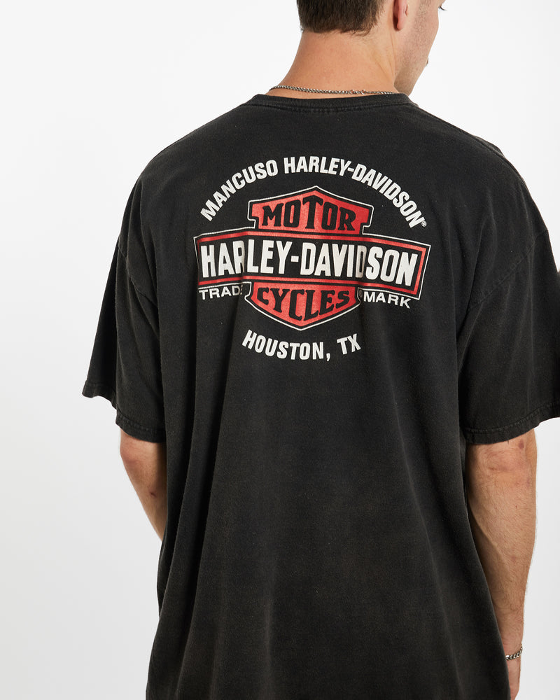 Vintage Harley Davidson Tee <br>XL , The Real Deal , newtown, sydney, australia, thrift store, opshop, preloved, secondhand, sustainable, retro, antique, 70s, 80s, 90s, 2000s, 00s, fashion, clothing, streetwear, trendy, garment, style, boutique, store, shop, archive, sale, cheap, best, top