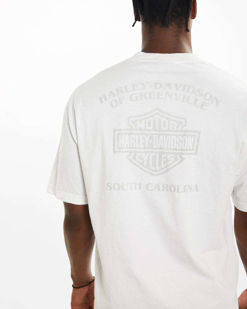 Vintage Harley Davidson Tee <br>XL , The Real Deal , newtown, sydney, australia, thrift store, opshop, preloved, secondhand, sustainable, retro, antique, 70s, 80s, 90s, 2000s, 00s, fashion, clothing, streetwear, trendy, garment, style, boutique, store, shop, archive, sale, cheap, best, top