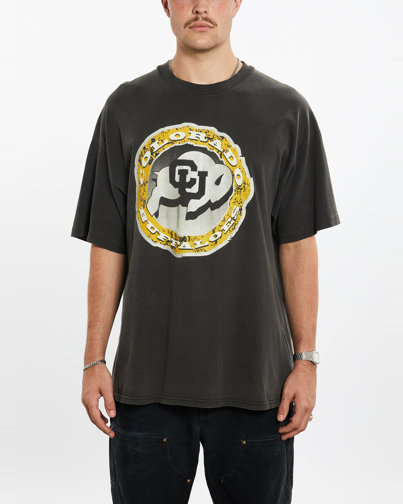 Vintage 90s NCAA Colorado Buffaloes Tee <br>XL , The Real Deal , newtown, sydney, australia, thrift store, opshop, preloved, secondhand, sustainable, retro, antique, 70s, 80s, 90s, 2000s, 00s, fashion, clothing, streetwear, trendy, garment, style, boutique, store, shop, archive, sale, cheap, best, top