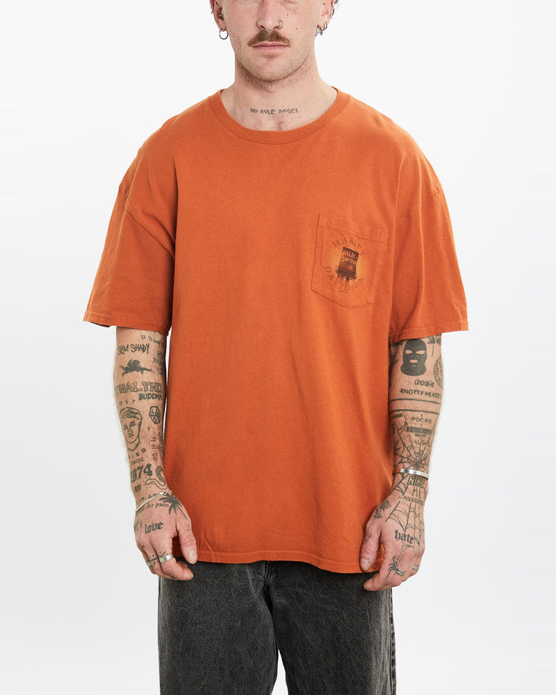 Harley Davidson Tee <br>L , The Real Deal , newtown, sydney, australia, thrift store, opshop, preloved, secondhand, sustainable, retro, antique, 70s, 80s, 90s, 2000s, 00s, fashion, clothing, streetwear, trendy, garment, style, boutique, store, shop, archive, sale, cheap, best, top