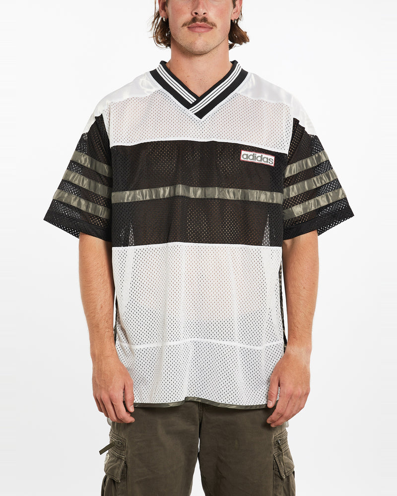 Vintage Adidas Jersey <br>XXL , The Real Deal , newtown, sydney, australia, thrift store, opshop, preloved, secondhand, sustainable, retro, antique, 70s, 80s, 90s, 2000s, 00s, fashion, clothing, streetwear, trendy, garment, style, boutique, store, shop, archive, sale, cheap, best, top