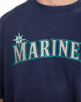 Vintage MLB Seattle Mariners Tee <br>L , The Real Deal , newtown, sydney, australia, thrift store, opshop, preloved, secondhand, sustainable, retro, antique, 70s, 80s, 90s, 2000s, 00s, fashion, clothing, streetwear, trendy, garment, style, boutique, store, shop, archive, sale, cheap, best, top