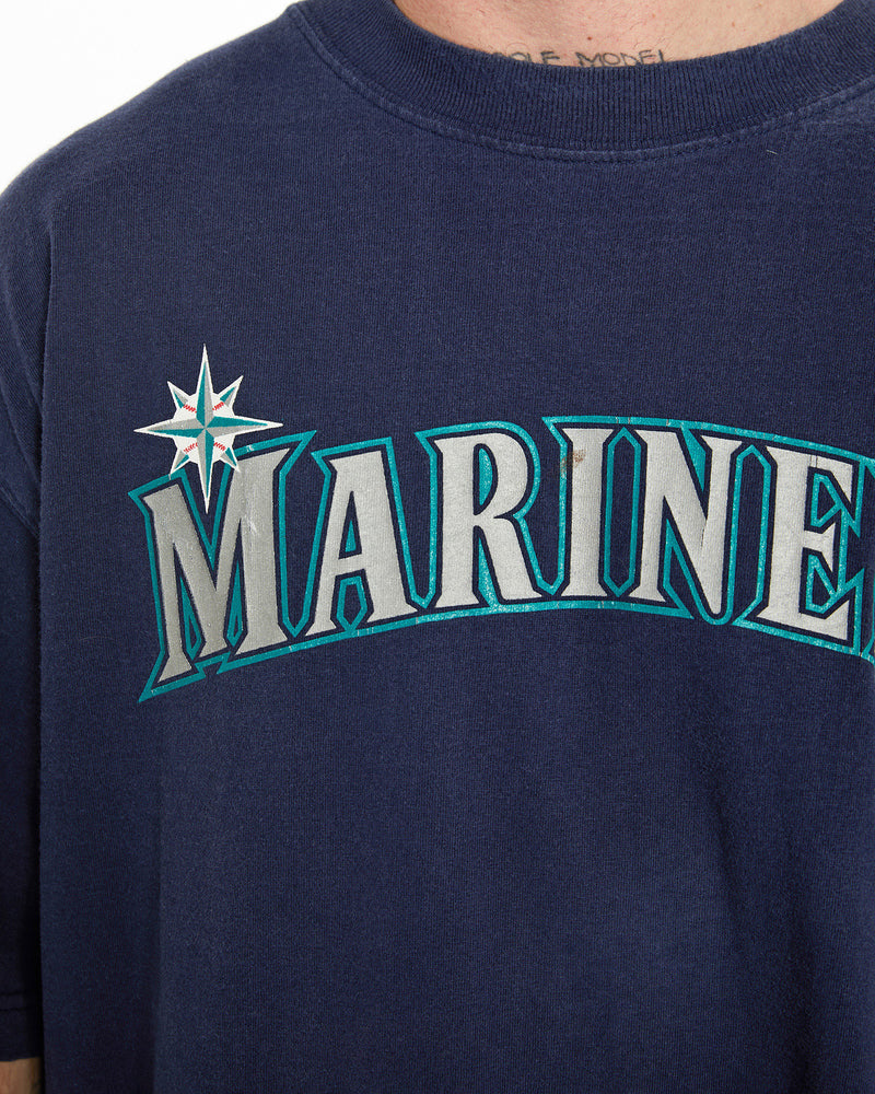 Vintage MLB Seattle Mariners Tee <br>L , The Real Deal , newtown, sydney, australia, thrift store, opshop, preloved, secondhand, sustainable, retro, antique, 70s, 80s, 90s, 2000s, 00s, fashion, clothing, streetwear, trendy, garment, style, boutique, store, shop, archive, sale, cheap, best, top