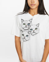 Vintage Kittens Tee <br>S , The Real Deal , newtown, sydney, australia, thrift store, opshop, preloved, secondhand, sustainable, retro, antique, 70s, 80s, 90s, 2000s, 00s, fashion, clothing, streetwear, trendy, garment, style, boutique, store, shop, archive, sale, cheap, best, top