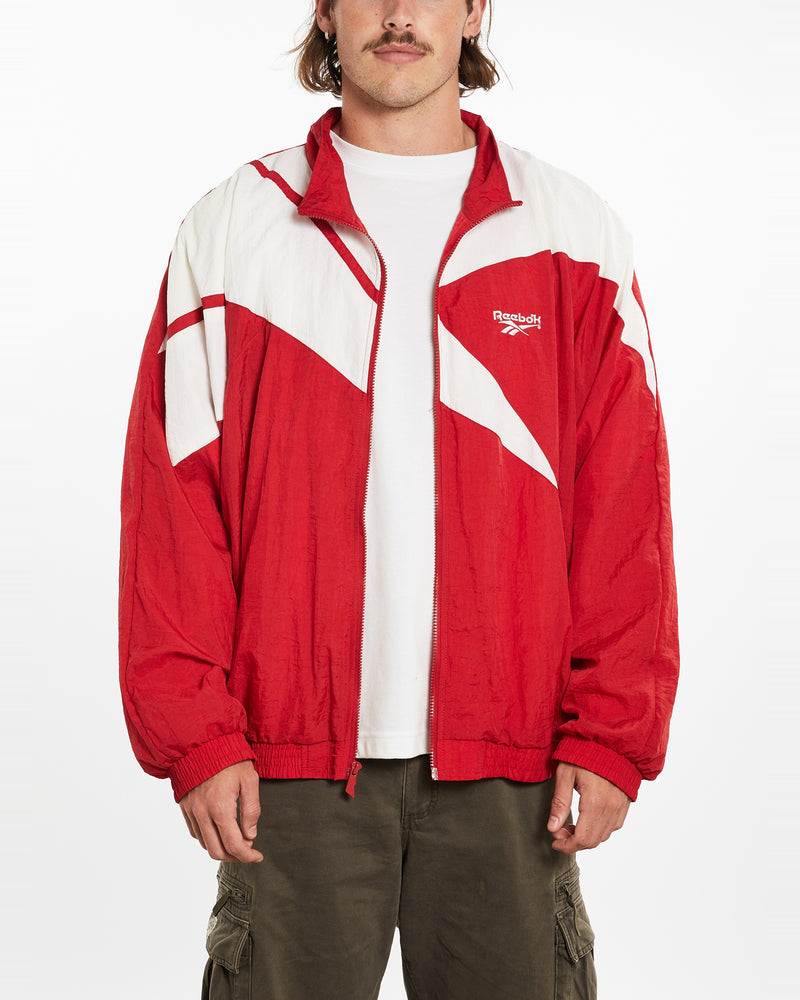 Vintage 90s Reebok Jacket <br>XXL , The Real Deal , newtown, sydney, australia, thrift store, opshop, preloved, secondhand, sustainable, retro, antique, 70s, 80s, 90s, 2000s, 00s, fashion, clothing, streetwear, trendy, garment, style, boutique, store, shop, archive, sale, cheap, best, top