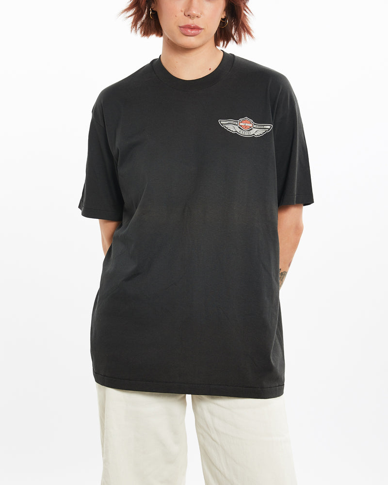 Vintage Harley Davidson Tee <br>M , The Real Deal , newtown, sydney, australia, thrift store, opshop, preloved, secondhand, sustainable, retro, antique, 70s, 80s, 90s, 2000s, 00s, fashion, clothing, streetwear, trendy, garment, style, boutique, store, shop, archive, sale, cheap, best, top