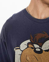 Vintage 1993 NFL San Diego Chargers Looney Tunes Tee <br>XL , The Real Deal , newtown, sydney, australia, thrift store, opshop, preloved, secondhand, sustainable, retro, antique, 70s, 80s, 90s, 2000s, 00s, fashion, clothing, streetwear, trendy, garment, style, boutique, store, shop, archive, sale, cheap, best, top