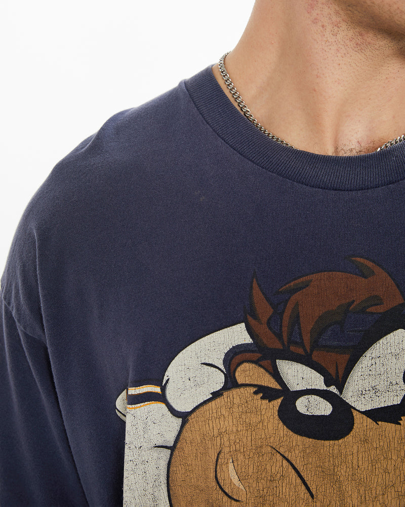 Vintage 1993 NFL San Diego Chargers Looney Tunes Tee <br>XL , The Real Deal , newtown, sydney, australia, thrift store, opshop, preloved, secondhand, sustainable, retro, antique, 70s, 80s, 90s, 2000s, 00s, fashion, clothing, streetwear, trendy, garment, style, boutique, store, shop, archive, sale, cheap, best, top