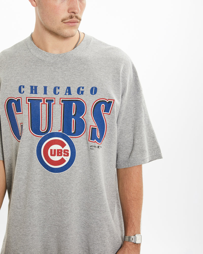 Vintage 1999 MLB Chicago Cubs Mesh Tee <br>XL , The Real Deal , newtown, sydney, australia, thrift store, opshop, preloved, secondhand, sustainable, retro, antique, 70s, 80s, 90s, 2000s, 00s, fashion, clothing, streetwear, trendy, garment, style, boutique, store, shop, archive, sale, cheap, best, top