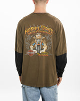 Vintage Harley Davidson Long Sleeve Tee <br>XL , The Real Deal , newtown, sydney, australia, thrift store, opshop, preloved, secondhand, sustainable, retro, antique, 70s, 80s, 90s, 2000s, 00s, fashion, clothing, streetwear, trendy, garment, style, boutique, store, shop, archive, sale, cheap, best, top