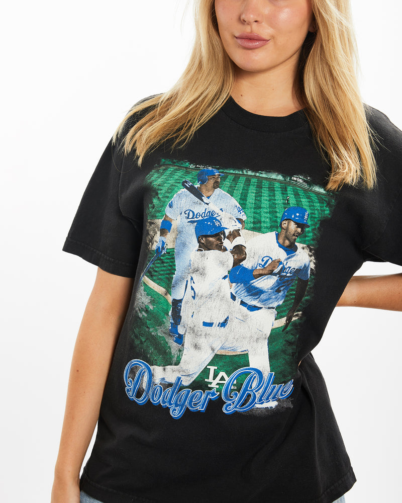 Vintage MLB Los Angeles Dodgers Tee <br>M , The Real Deal , newtown, sydney, australia, thrift store, opshop, preloved, secondhand, sustainable, retro, antique, 70s, 80s, 90s, 2000s, 00s, fashion, clothing, streetwear, trendy, garment, style, boutique, store, shop, archive, sale, cheap, best, top