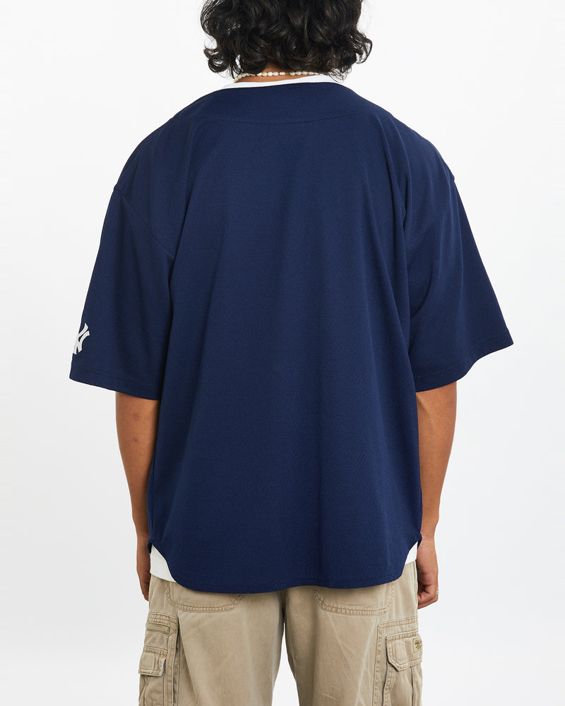 Vintage 90s MLB New York Yankees Jersey <br>L , The Real Deal , newtown, sydney, australia, thrift store, opshop, preloved, secondhand, sustainable, retro, antique, 70s, 80s, 90s, 2000s, 00s, fashion, clothing, streetwear, trendy, garment, style, boutique, store, shop, archive, sale, cheap, best, top