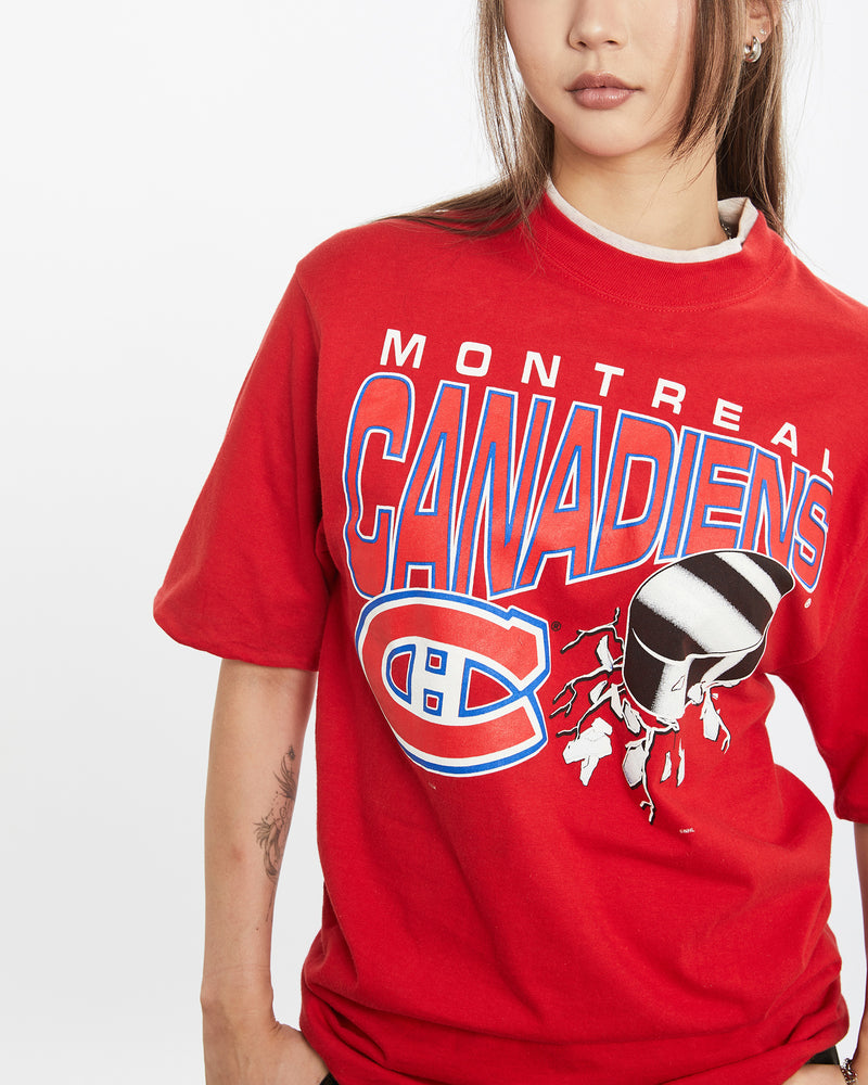 Vintage 90s NHL Montreal Canadiens Tee <br>S , The Real Deal , newtown, sydney, australia, thrift store, opshop, preloved, secondhand, sustainable, retro, antique, 70s, 80s, 90s, 2000s, 00s, fashion, clothing, streetwear, trendy, garment, style, boutique, store, shop, archive, sale, cheap, best, top